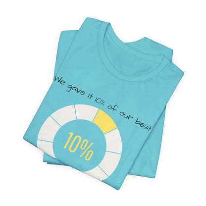 We Gave It 10% Of Our Best