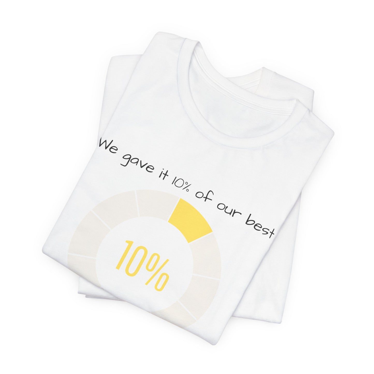 We Gave It 10% Of Our Best