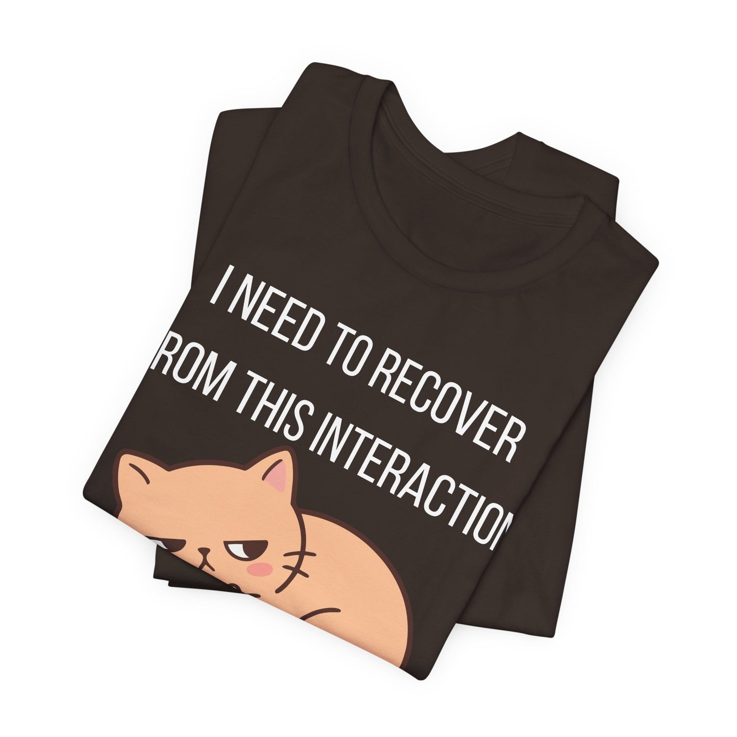 I Need To Recover From This Interaction Graphic Tee