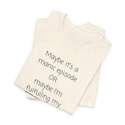 Manic Episode Or Destiny