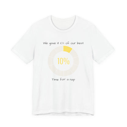 We Gave It 10% Of Our Best