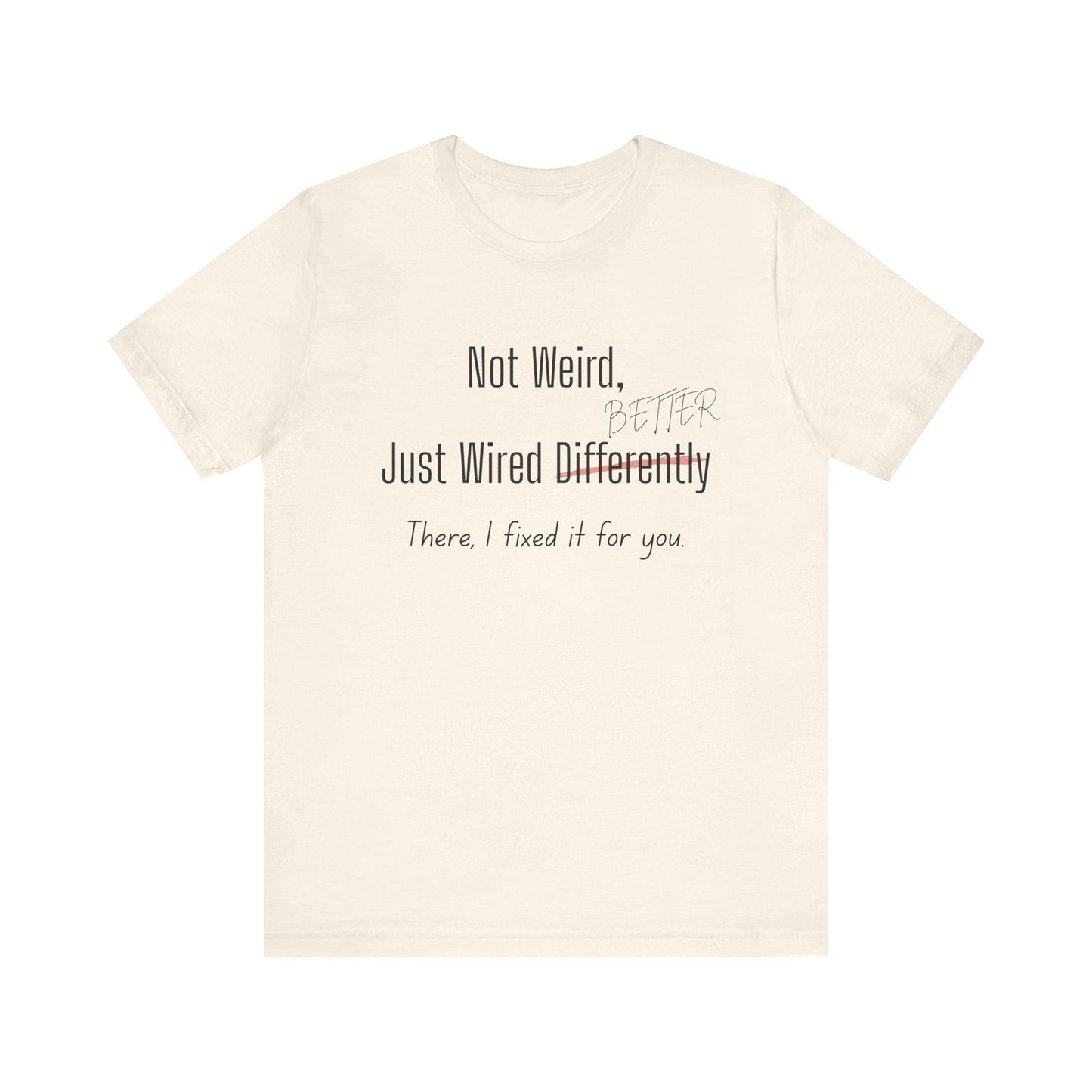 Not Weird, Just Wired Better