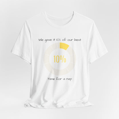 We Gave It 10% Of Our Best